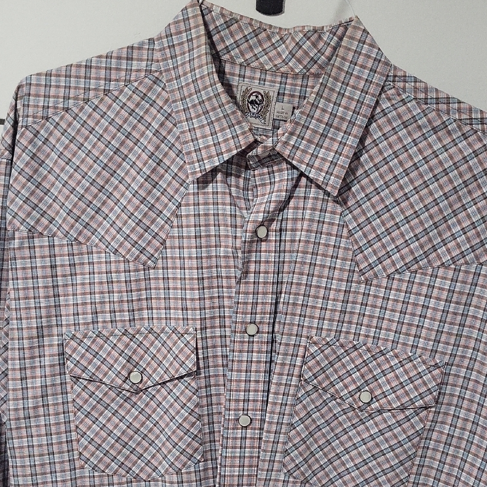 Cinch Men's Multicolor Plaid Button-Down Shirt